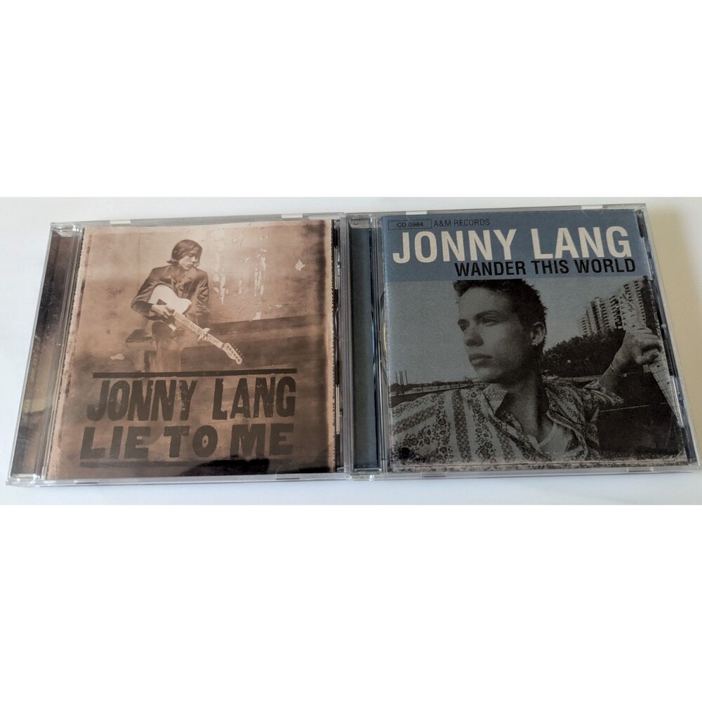 Jonny Lang 2 CD Lot - Lie to Me & Wander this World 1997-1998 Blues Guitar